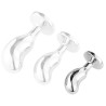 SM Fantasy Plug Bijou BEAN SILVER S 6 x 2.3cm